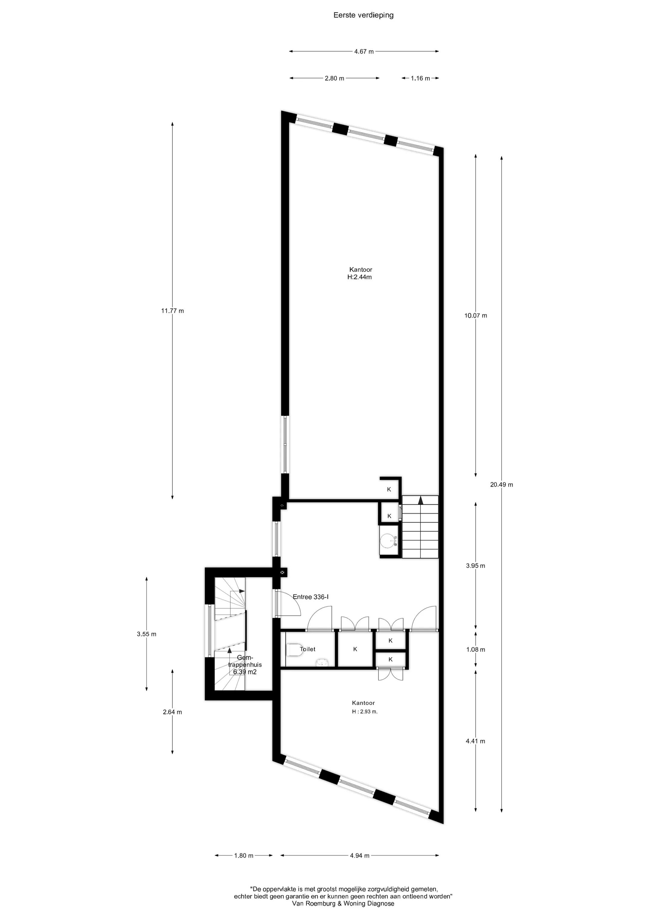 Nieuwezijds Voorburgwal 336 bel etage en 1e etage in Amsterdam - Afbeelding# 22